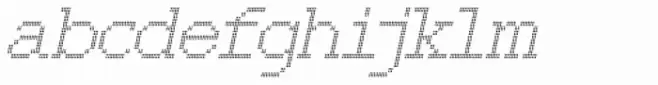 150 Dotted Italic