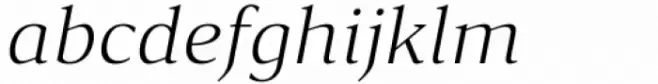 Accia Forte Light Italic