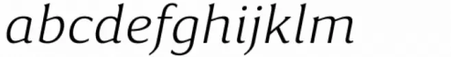 Accia Piano Light Italic