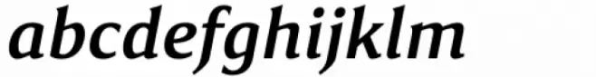 Accia Piano Semi Bold Italic