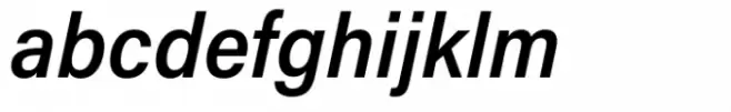 Acumin SemiCondensed Semibold Italic