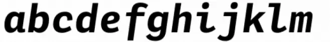 Adelle Mono Bold Italic