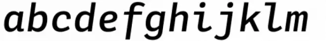 Adelle Mono Semibold Italic