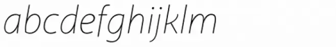 Akagi Thin Italic