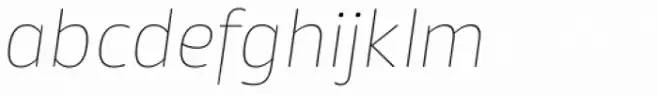 Akwe Pro Ultra Thin Italic