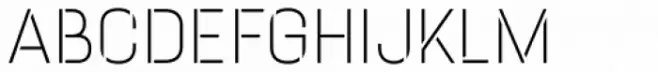 Albeit Grotesk Stencil Caps Light