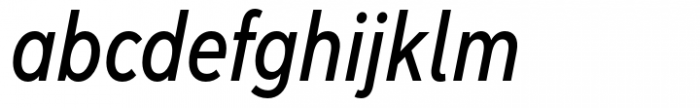 Albula Condensed Pro Medium Oblique