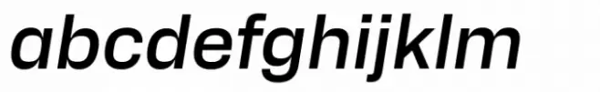 Alfabet Medium Italic