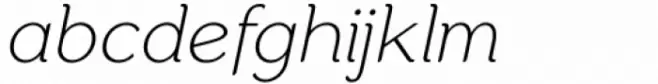 Aligarh Thin Italic