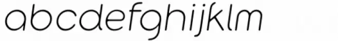 Along Sans Rounded Extra Light Italic