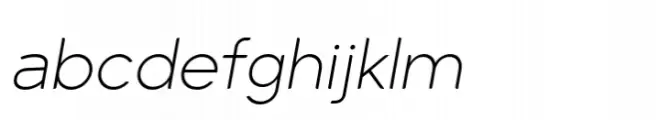 Arona Extralight Italic
