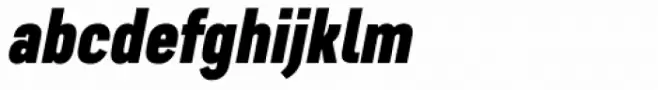 Artico Extra Condensed Black Italic