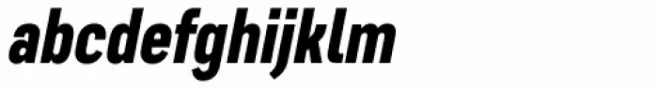 Artico Extra Condensed Extra Bold Italic