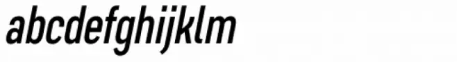 Artico Extra Condensed Italic