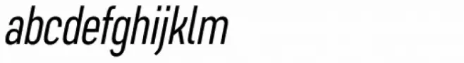 Artico Extra Condensed Light Italic