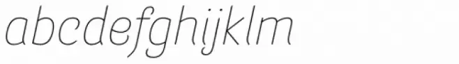 Barcis Normal Thin Italic