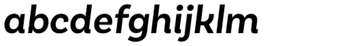 Basic Sans Semi Bold Italic