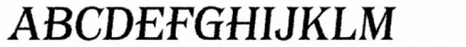 Bayside Tavern S Plain Italic