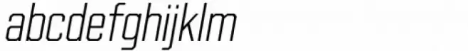 Beachwood Tall Extra Light Italic