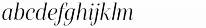 Belda Didone Condensed Thin Italic