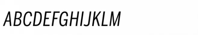Benton Sans Std Compressed Book Italic SC