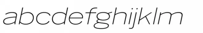 Benton Sans Std Wide Extra Light Italic