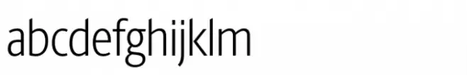 Berlingske Sans Condensed Std Light
