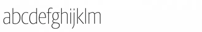 Berlingske Sans Condensed Std Thin