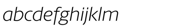 Berlingske Sans Std Light Italic