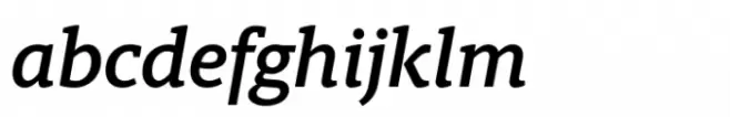 Berlingske Slab Std Demibold Italic