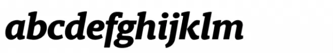 Berlingske Slab Std Extrabold Italic