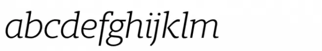 Berlingske Slab Std Light Italic