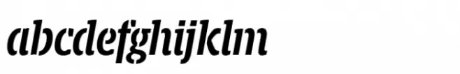 Berlingske Slab Stencil Std Demibold Italic