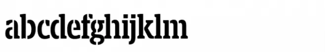 Berlingske Slab Stencil Std Demibold
