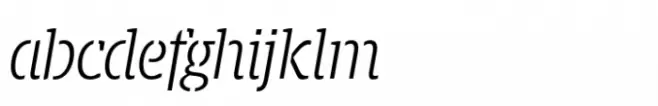 Berlingske Slab Stencil Std Light Italic