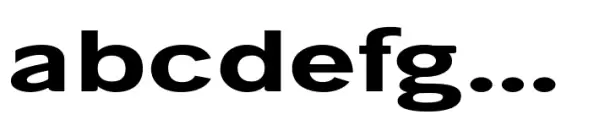 Bia Sans Low Semi Bold Expanded