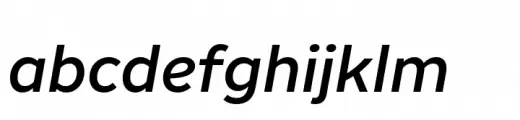Binate Text Medium Italic