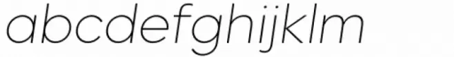 Biotic Extralight Italic