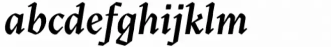 Blizka Ultra Bold Italic