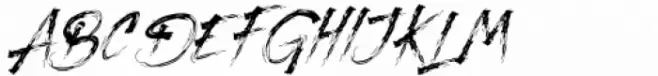 Blood Scratch Italic
