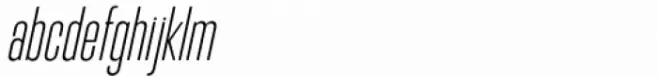 Blue Creek Rounded Extra Light Extra Condensed Obliq