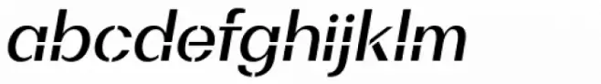 Bodrum Stencil 15 Medium Italic