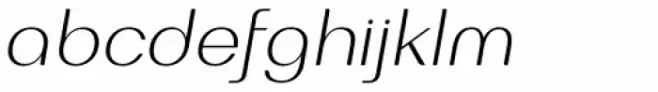 Bodrum Sweet 12 Extra Light Italic