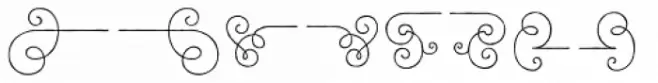 Bourton Hand Extras Flourishes