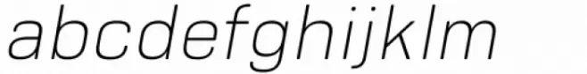 Bourton Text Thin Italic