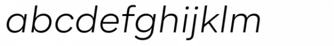 BR Segma Light Italic