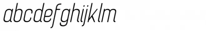 Brainy Extra Light Semi Condensed Italic