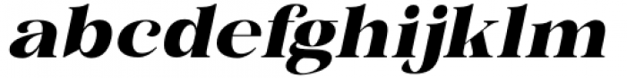 British Classical Extra Bold Italic