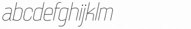 Broadside Thin Condensed Italic