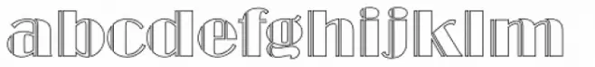 Broadway Engraved Outline